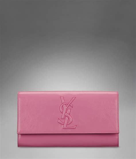 ysl pink clutch|yves st laurent clutch.